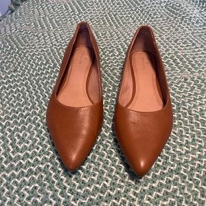 Caslon pointy brown flats. Worn once, they are too small for me.